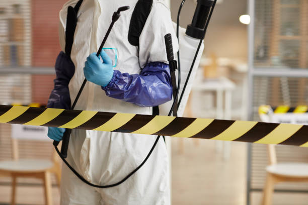 Professional Biohazard Cleanup technician working in Medical Lake, WA